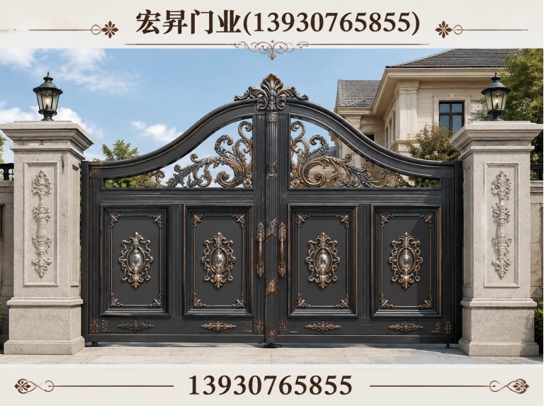献县铸铝门展示图